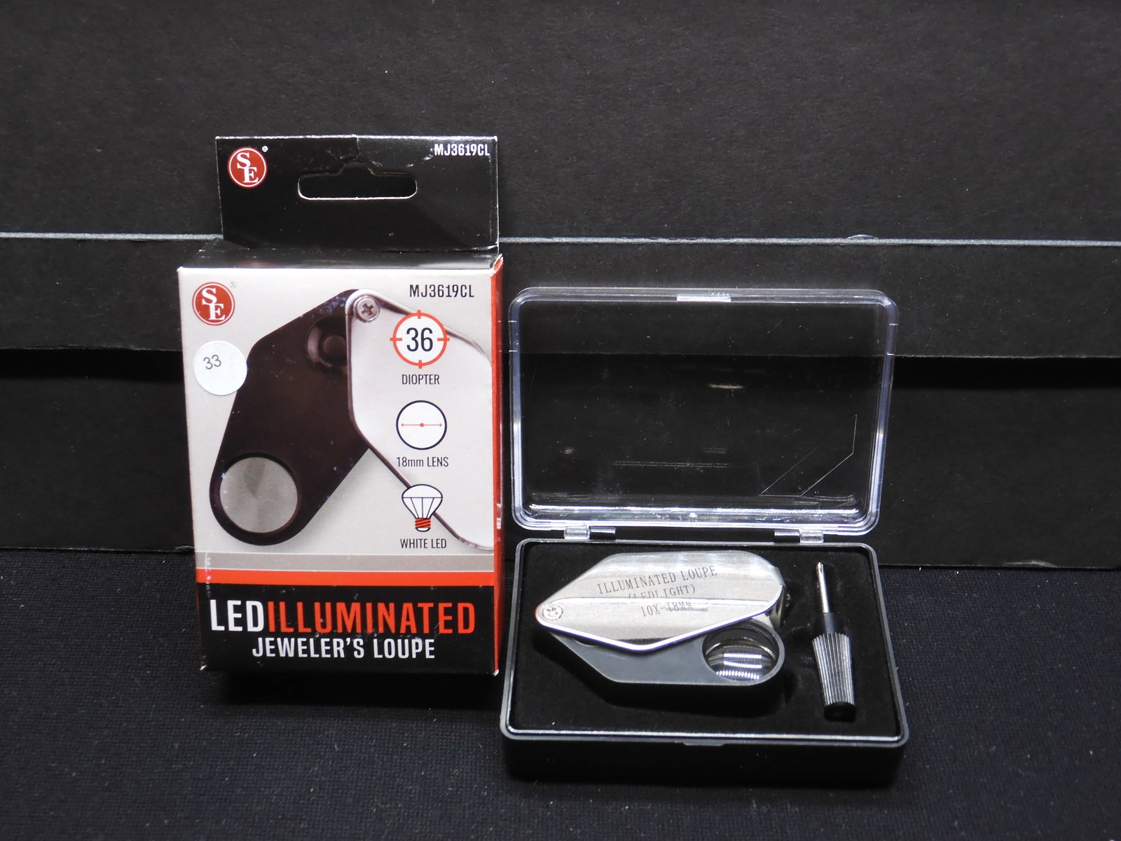 Brand New 10 X LED lit Jewelers Loupe. Everyone needs this. In original box.: Brand New 10 X LED lit Jewelers Loupe. Everyone needs this. In original box.