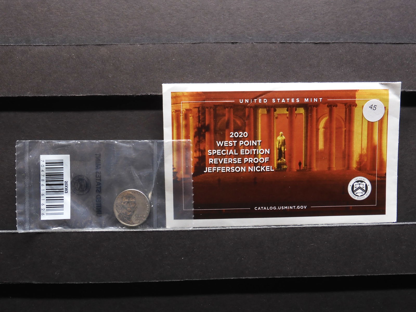 2020 W Special Edition Reverse Proof Jefferson Nickel in original US Mint envelope. GEM. (1 of 4)