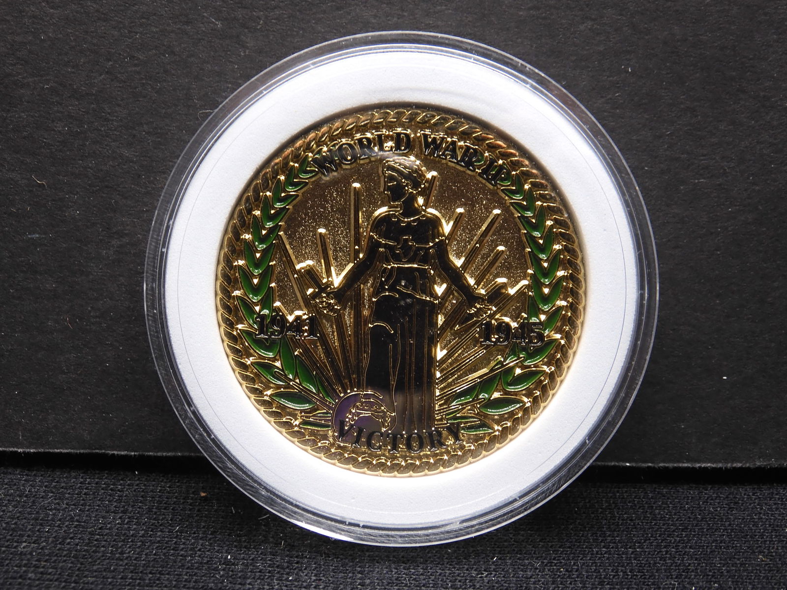 1941-45 WWII Victory Coin 24K Gold Layered (1 of 2)