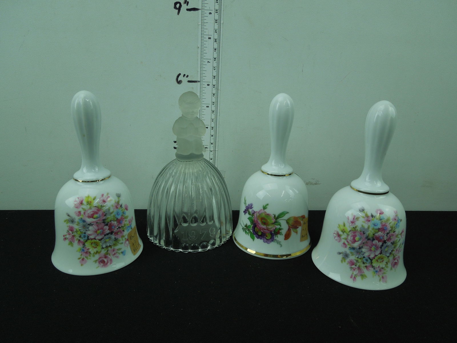 (3) Bareuther Bells Bavaria Germany and 1997 Goebel Bell (1 of 6)