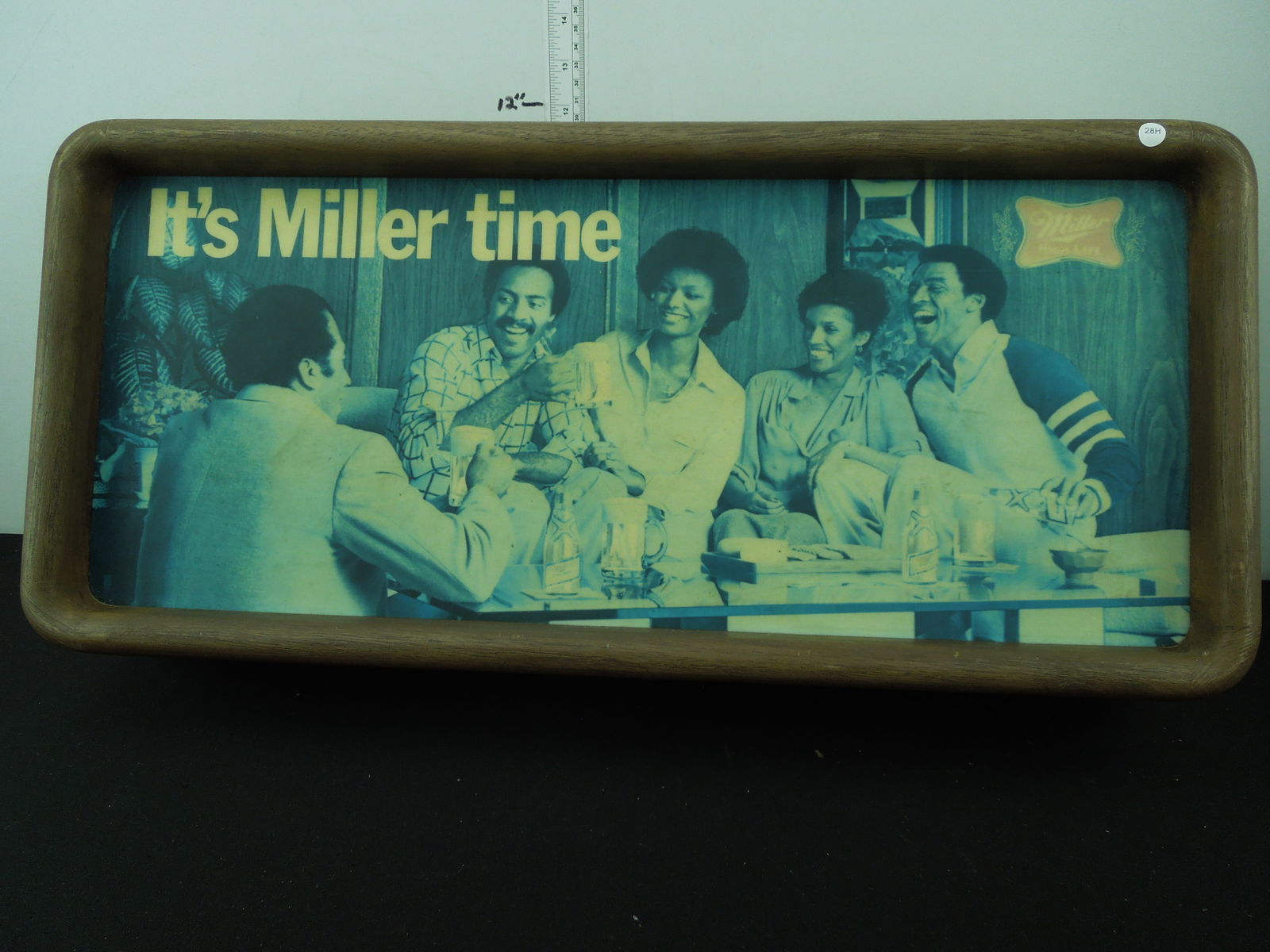 Lighted Miller "Miller Time" Sign  Tested Works  Approx 25" x 11" No Shipping on this Item Buyer (1 of 8)