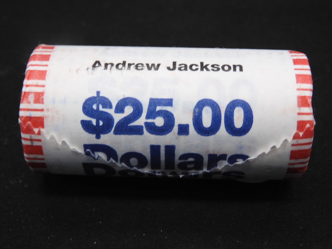Roll of 25 Andrew Jackson Presidential Dollars: Roll of 25 Andrew Jackson Presidential Dollars