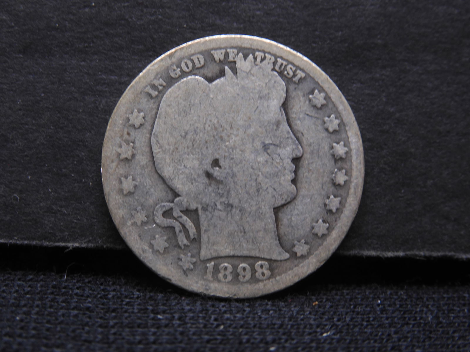 1898-O Barber Quarter - G (1 of 2)
