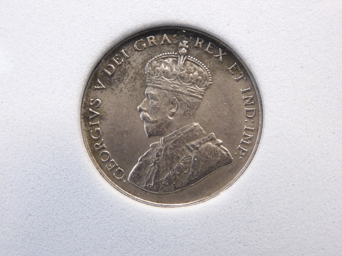 1928 Canada 5 Cents, EF-AU Like Details (1 of 3)