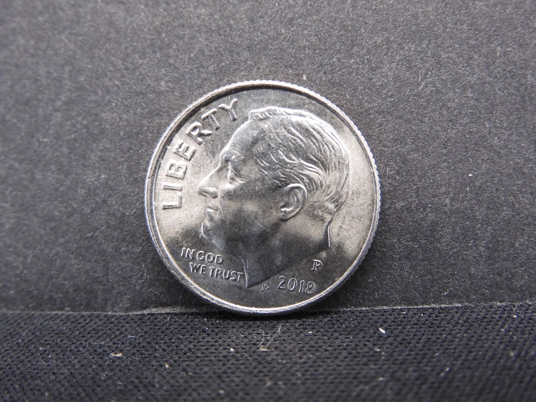 2018 Roosevelt Dime- BU, DDO Motto Date Error (1 of 2)