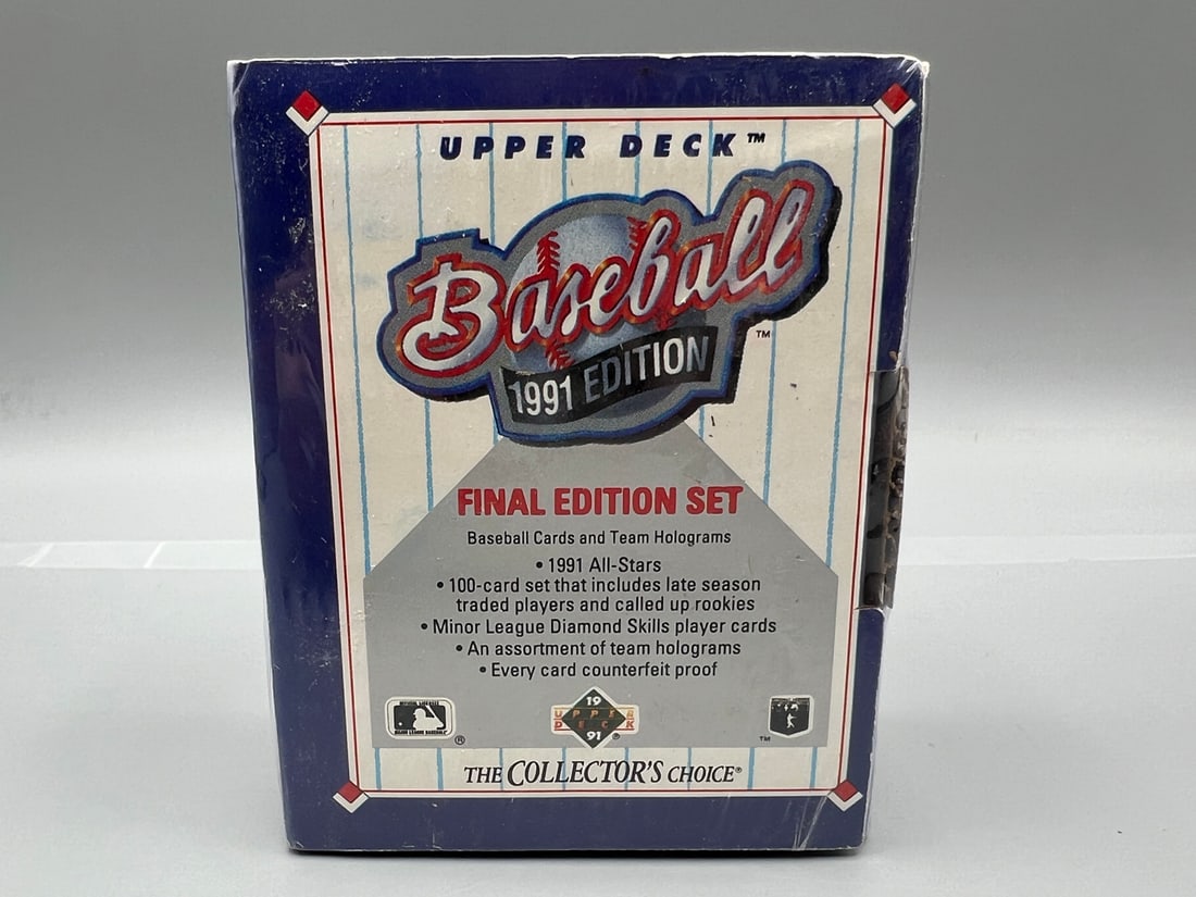 1991 Upper Deck Baseball Unopened Final Edition Set - Pedro Martinez RC (1 of 2)