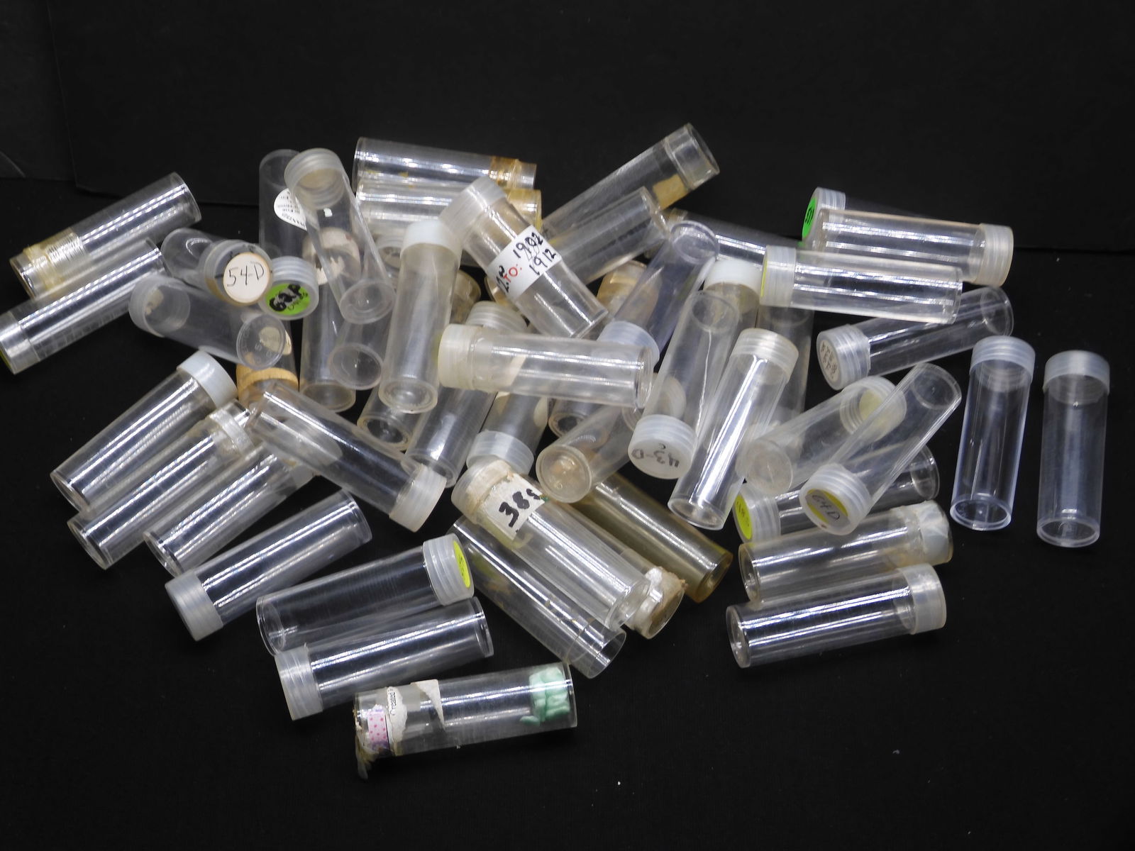 50 Nickel Sized Round Coin Tubes For Storing Coins. (1 of 4)
