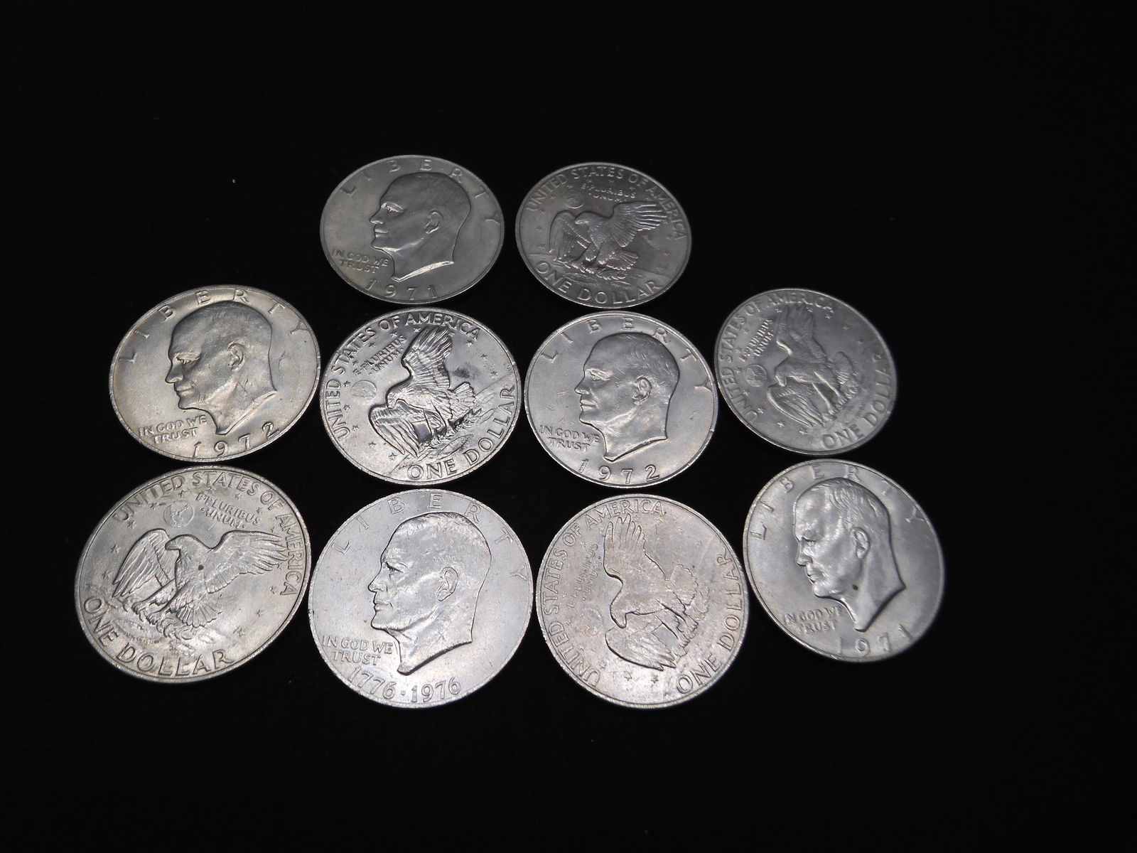 10 Eisenhower Dollars (1 of 4)