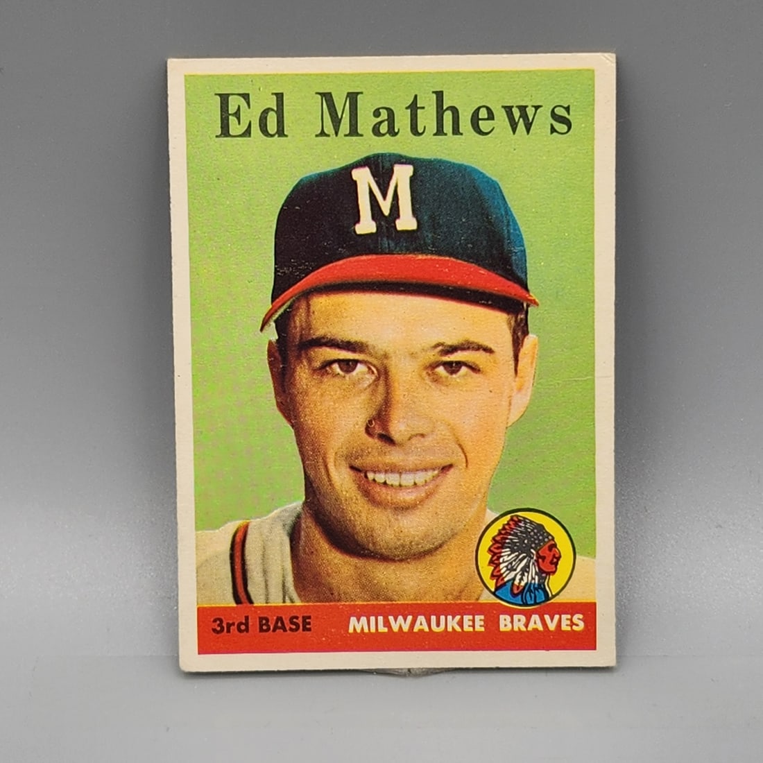 1958 Topps Ed Mathews #440 HOF (1 of 2)