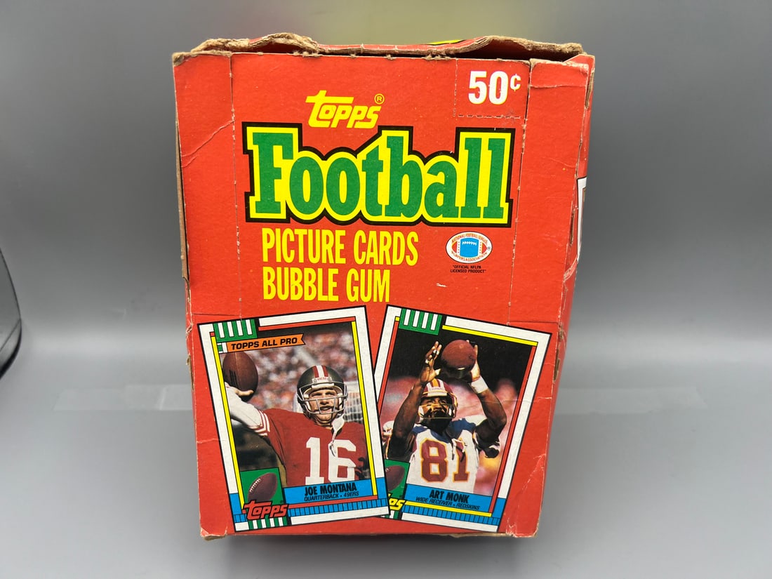 1990 Topps Football Unopened Box (36 packs) (1 of 2)