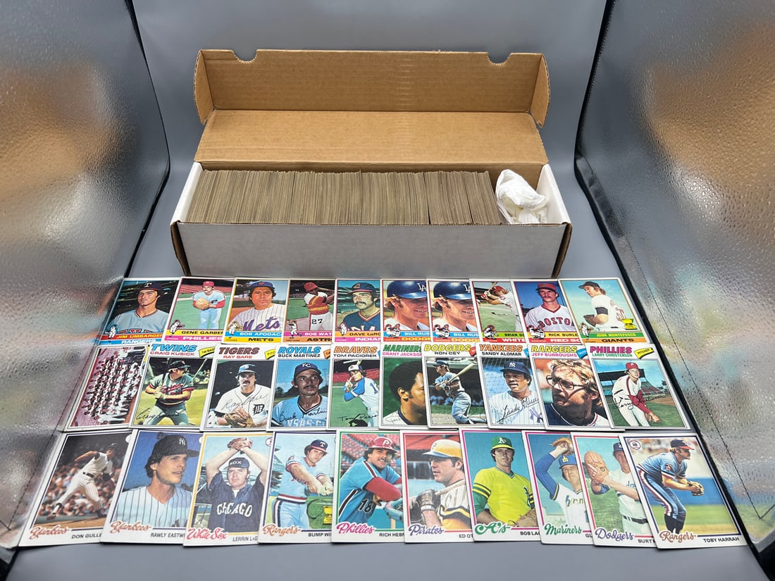 1976-78 Topps Baseball lot - in order - Varying Conditions: 1976-78 Topps Baseball lot - in order - Varying Conditions