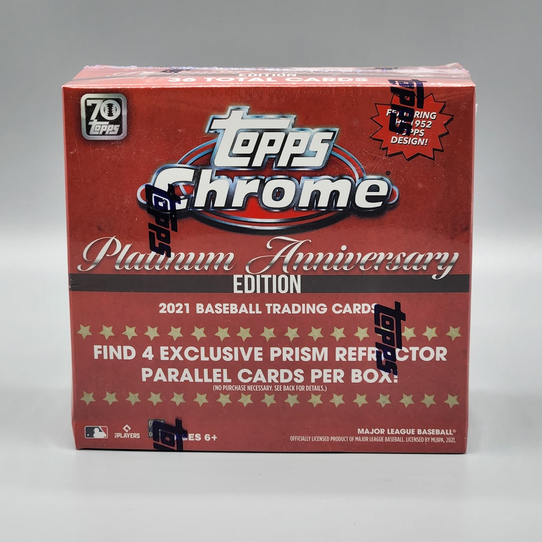 2021 Topps Chrome Platinum Anniversary Baseball Mega Box (1 of 2)