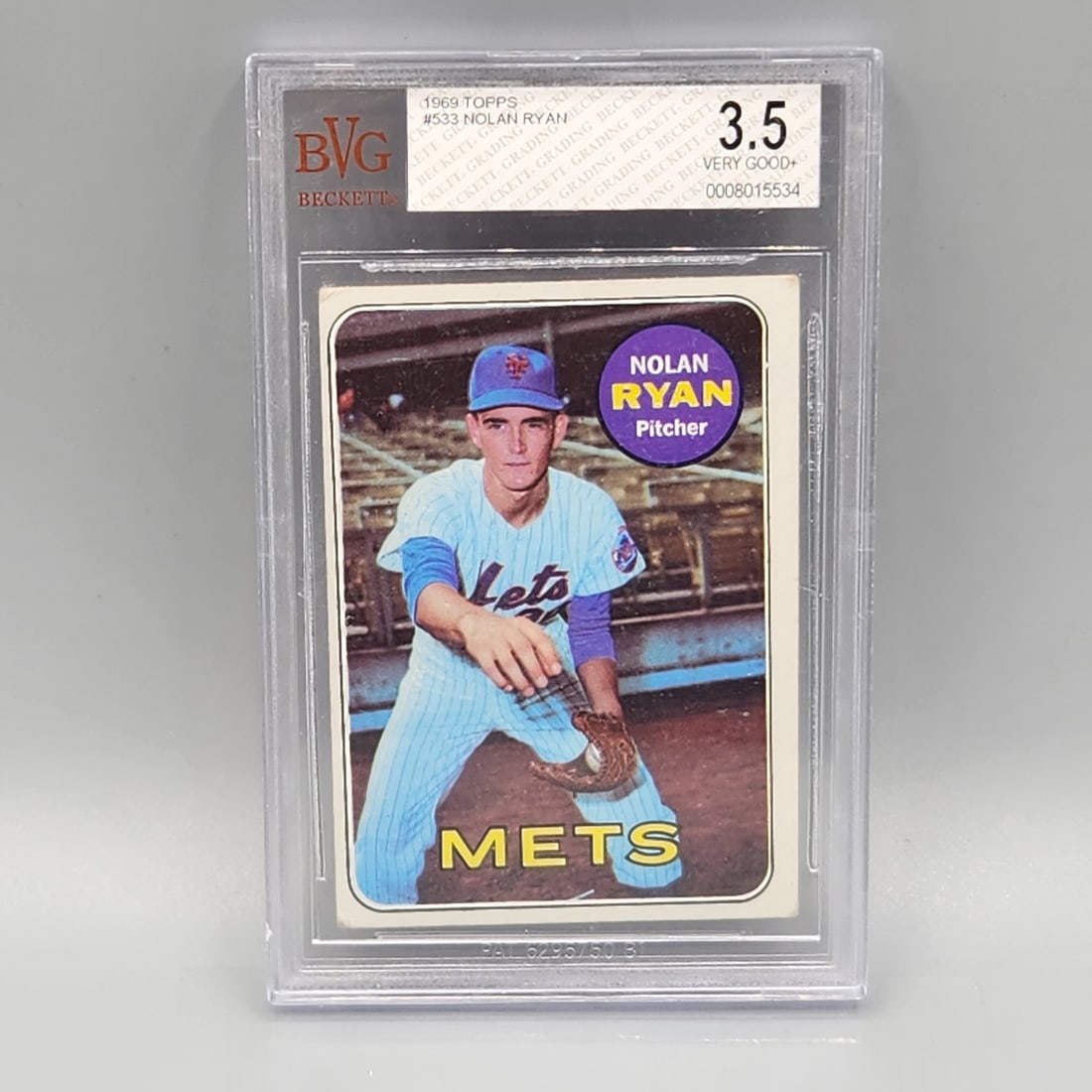 1969 Topps Nolan Ryan #533 BVG 3.5 HOF High Number (1 of 2)