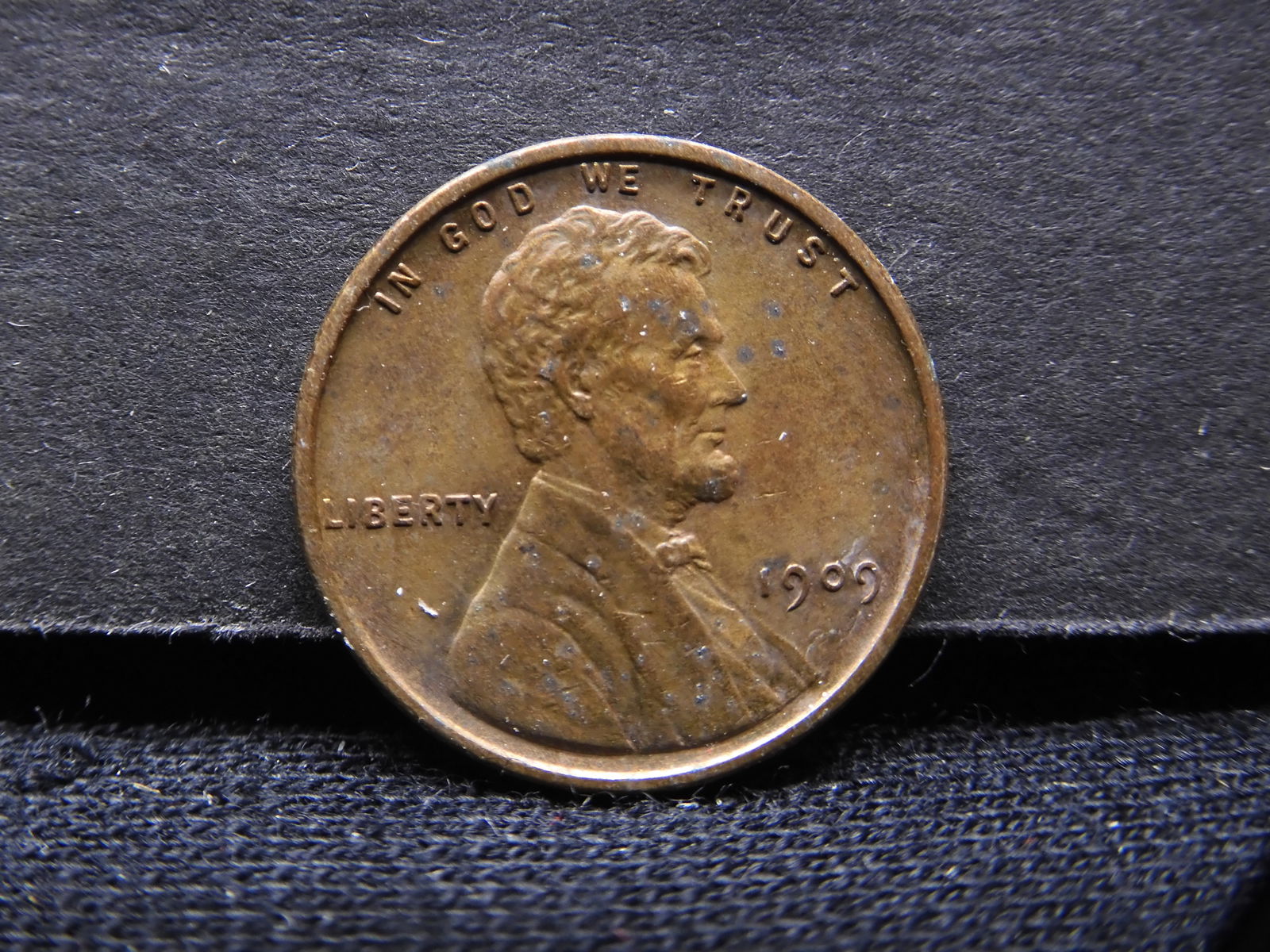 1909 VDB Uncirculated Lincoln Wheat Cent Full Wheat Lines (1 of 2)