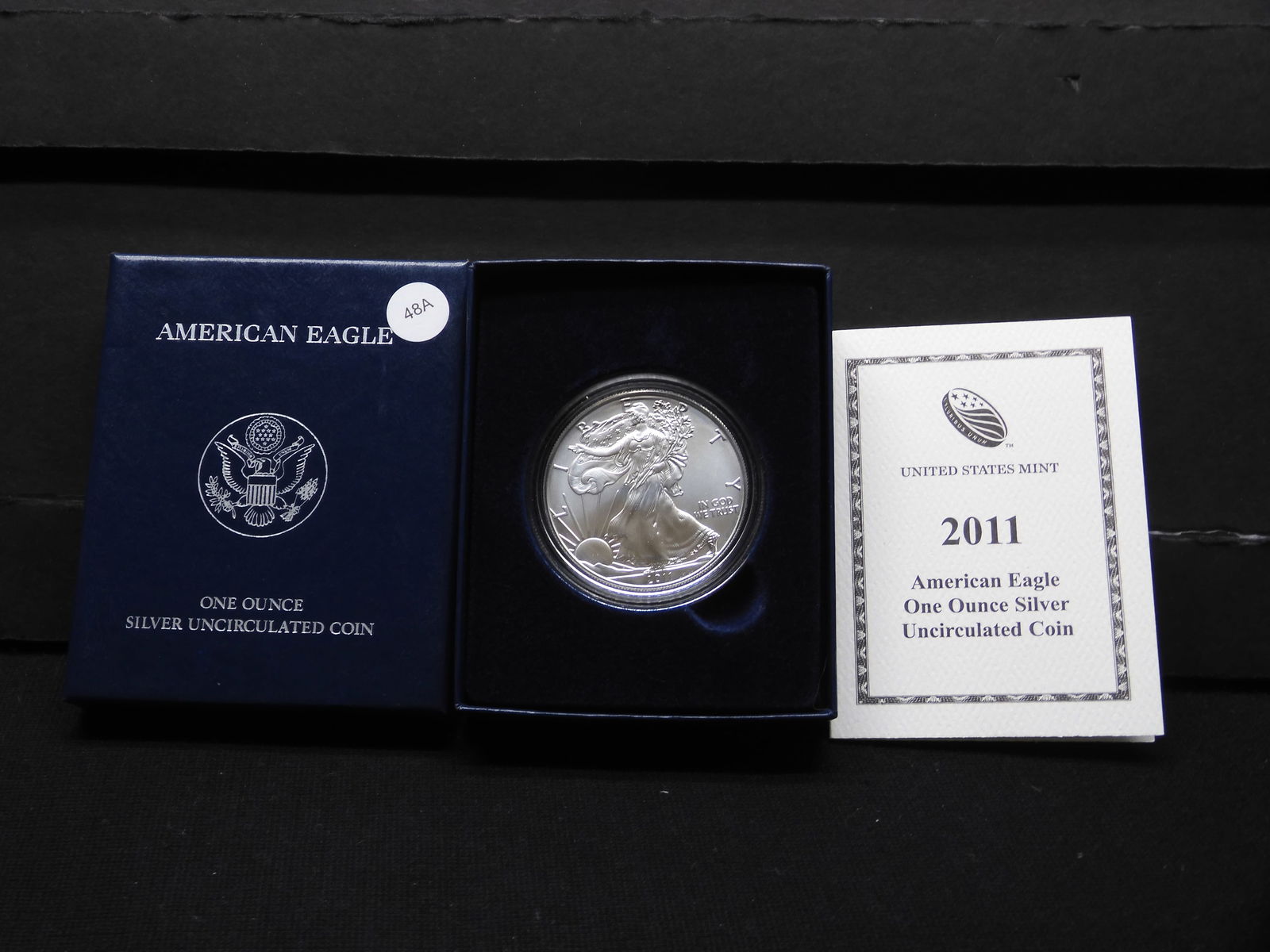 2011-W Uncirculated 1 oz. American Silver Eagle (1 of 4)