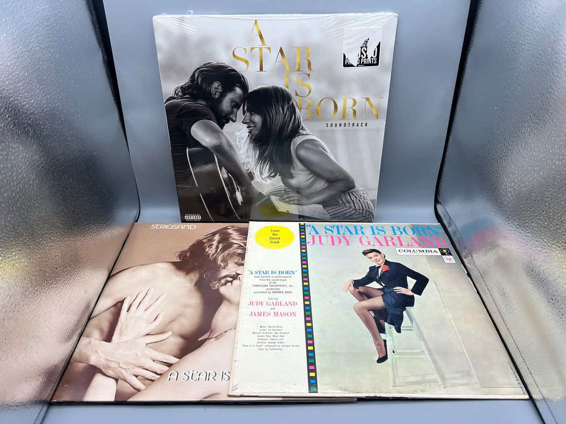 Lot of (3) A Star is Born Soundtracks: SEALED - (2018) w/Lady Gaga & Bradley Cooper, Gatefold, 2 (1 of 6)