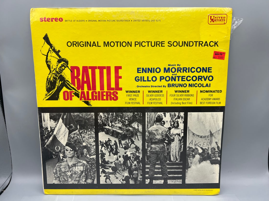 SEALED - Original Motion Picture Soundtrack: Battle of Algiers (1967); small hole in shrinkwrap,: SEALED - Original Motion Picture Soundtrack: Battle of Algiers (1967); small hole in shrinkwrap, till firmly sealed, very difficult to find SEALED