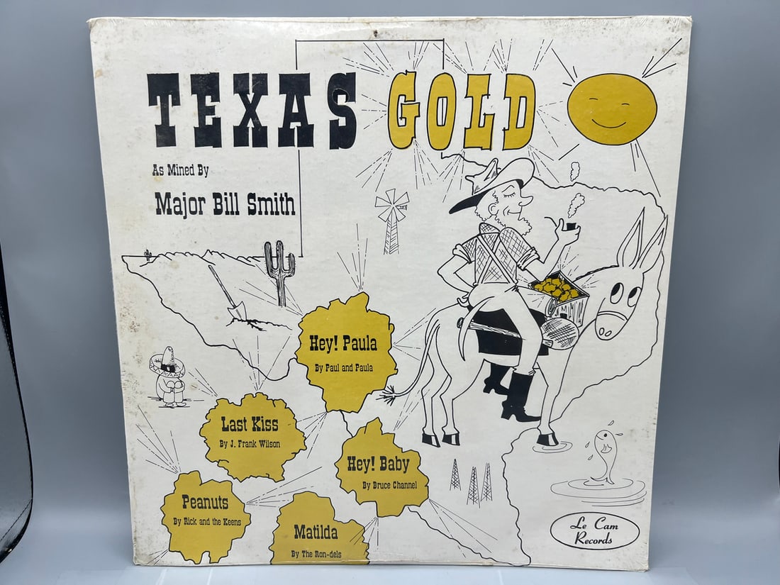 SEALED - Texas Gold: As Mined by Major Bill Smith - Various Artists; 1960's pressing on local Fort (1 of 2)