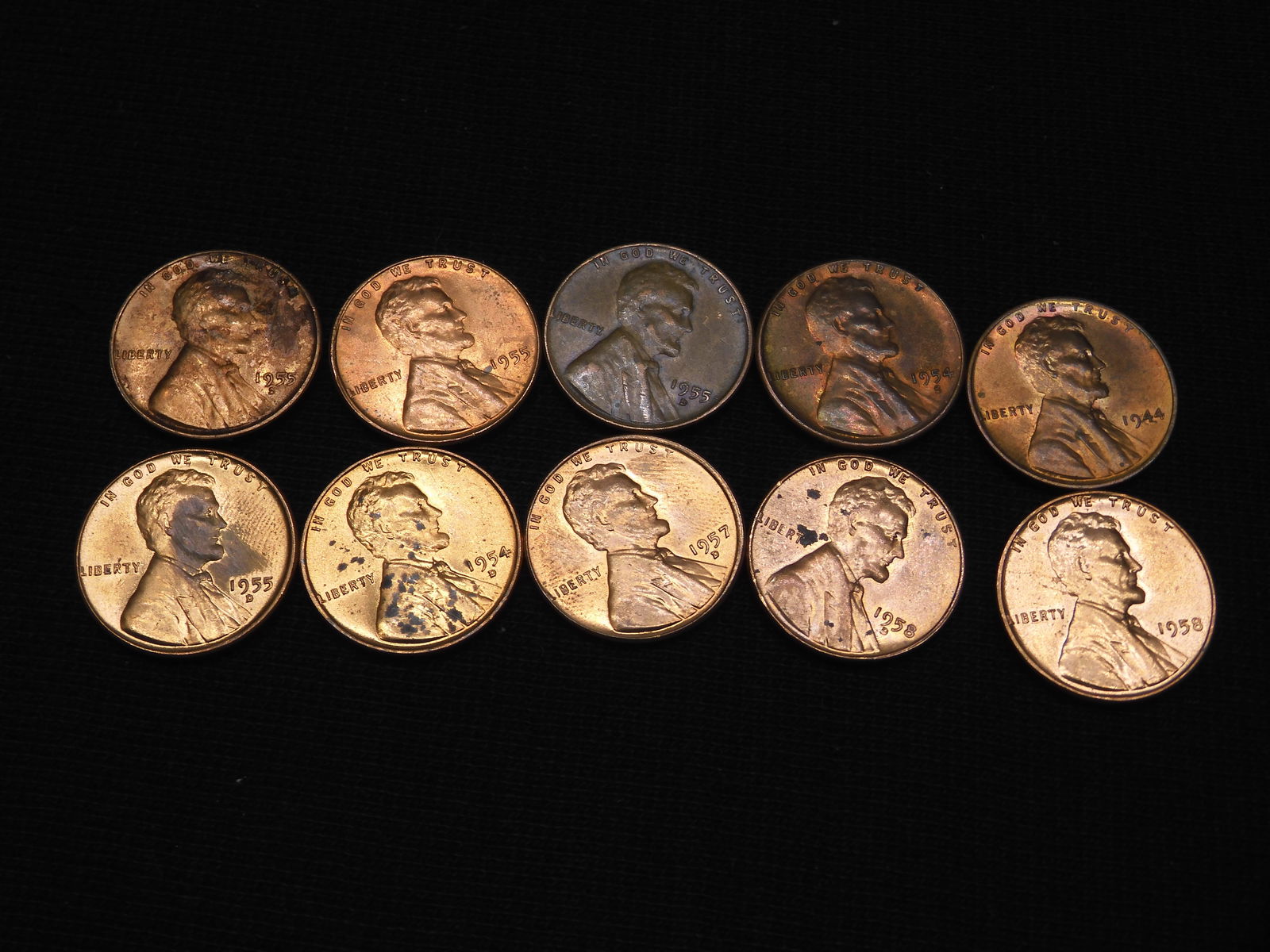 10 AU/BU Wheat Pennies (1 of 4)