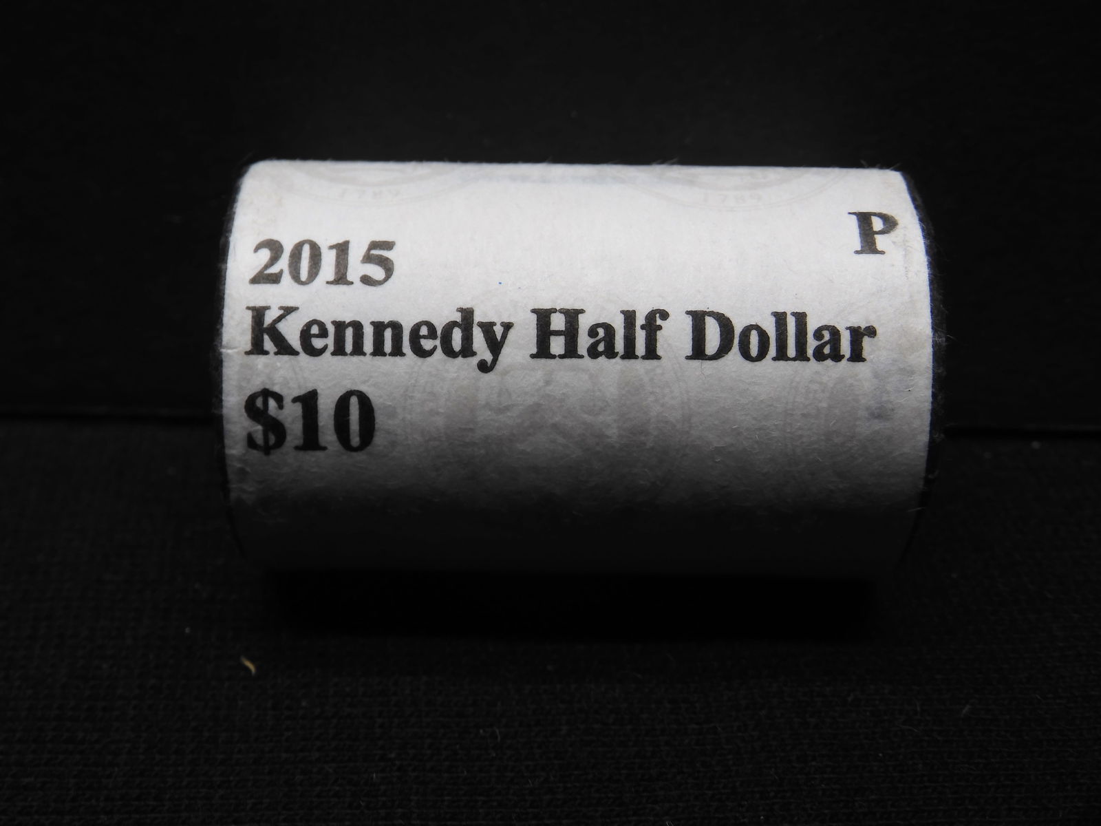2015-P $10 Roll of Kennedy Half Dollars, US Mint Wrapped (1 of 3)