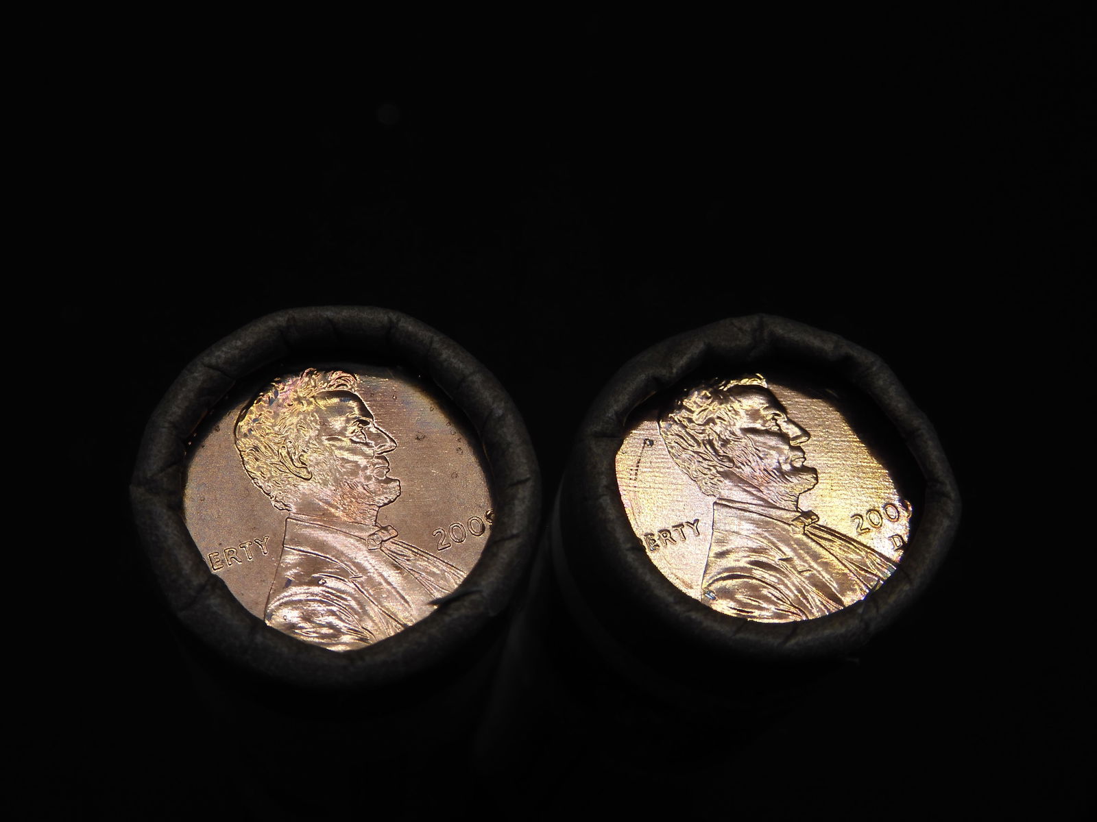 Roll of 2009-P Formative Years + Roll of 2009-D Professional Life Lincoln Cents (1 of 3)