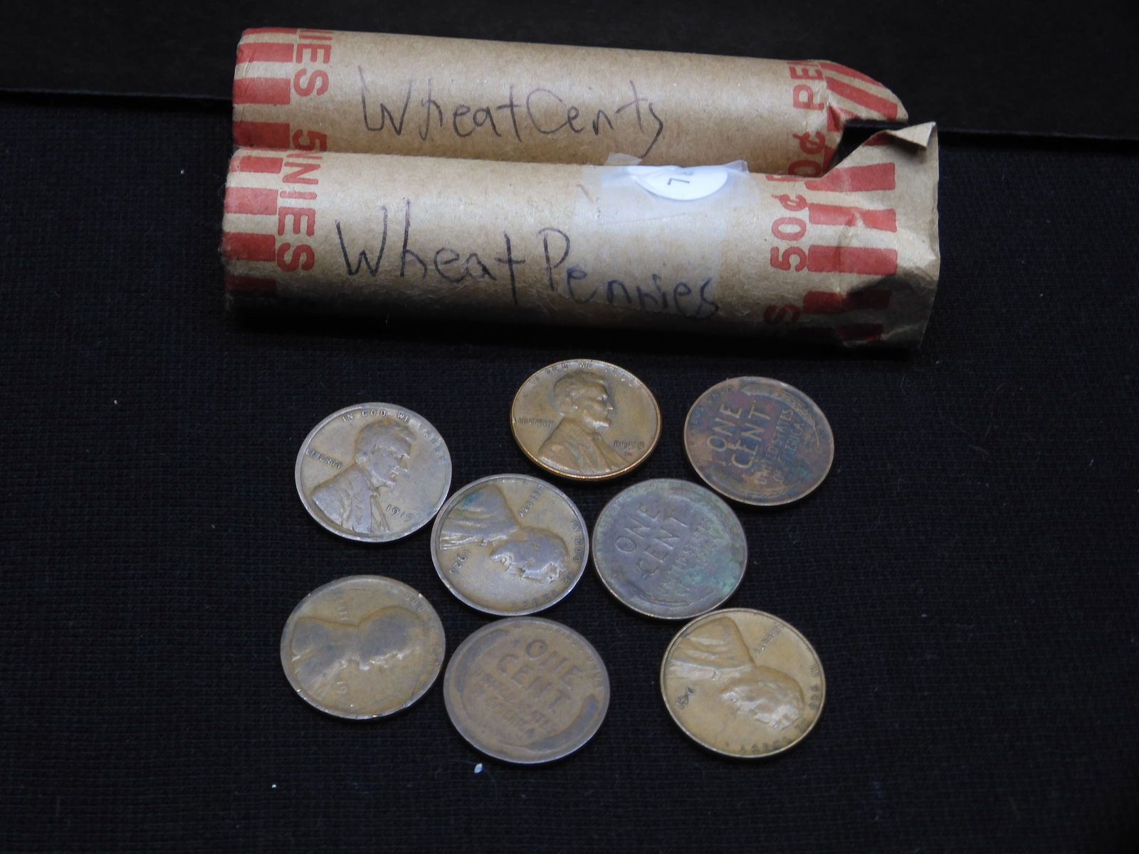2 Rolls Wheat Pennies (1 of 2)