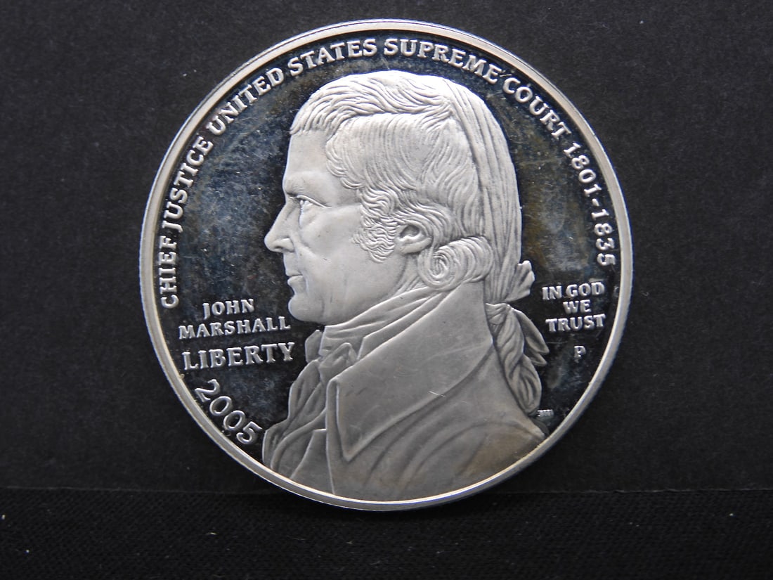 2005-P - Proof John Marshall Silver Dollar: 2005-P - Proof John Marshall Silver Dollar