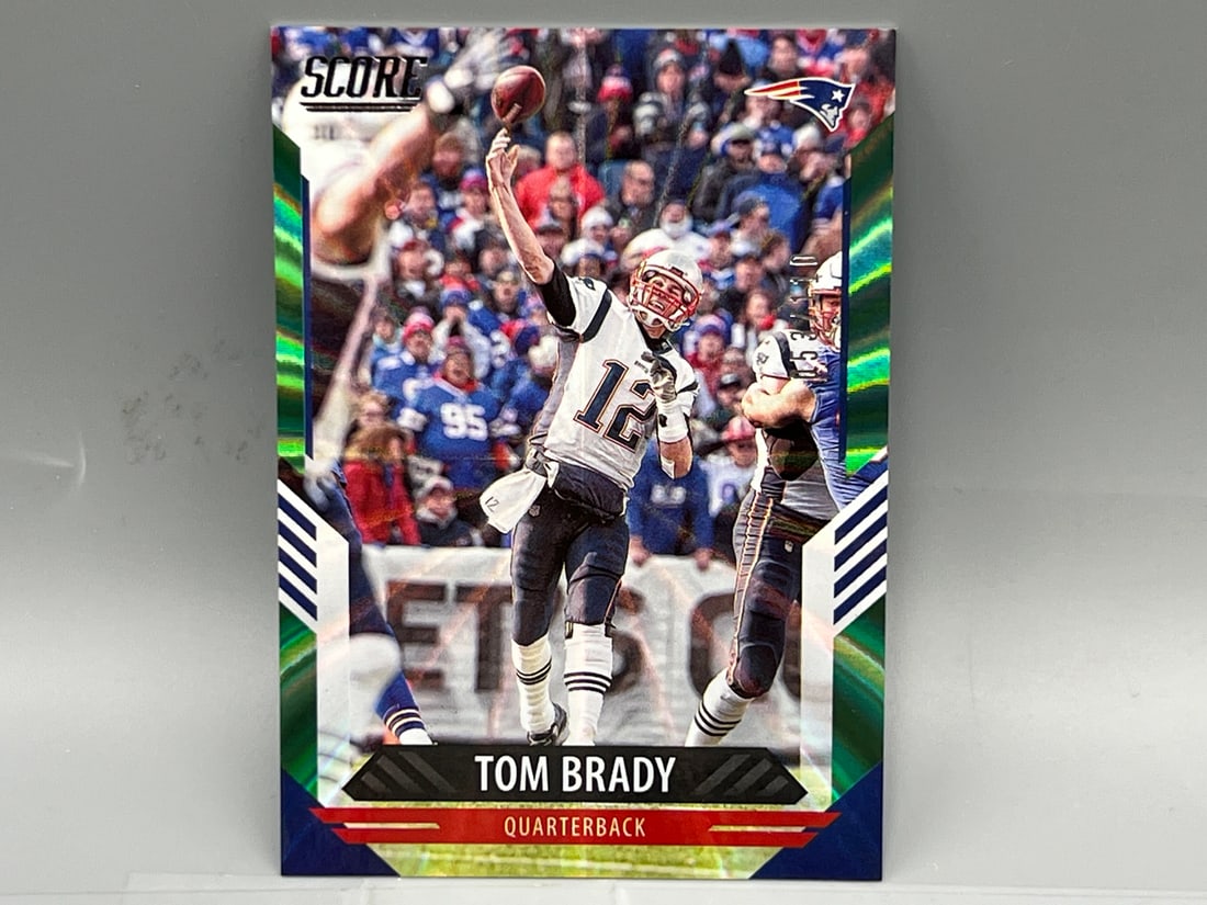 2021 Panini Score Tom Brady Green Laser #053/110 (1 of 3)