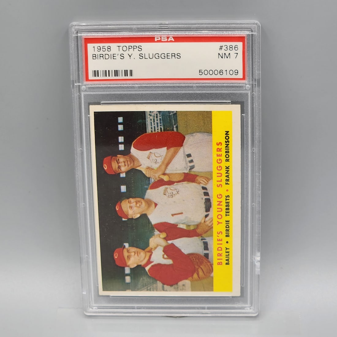 1958 Topps Birdies Sluggers #386 PSA 7 NM (1 of 2)