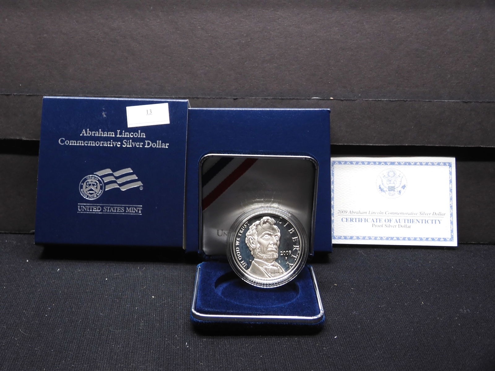 2009-P Abraham Lincoln Proof Silver Dollar - OGP (1 of 4)