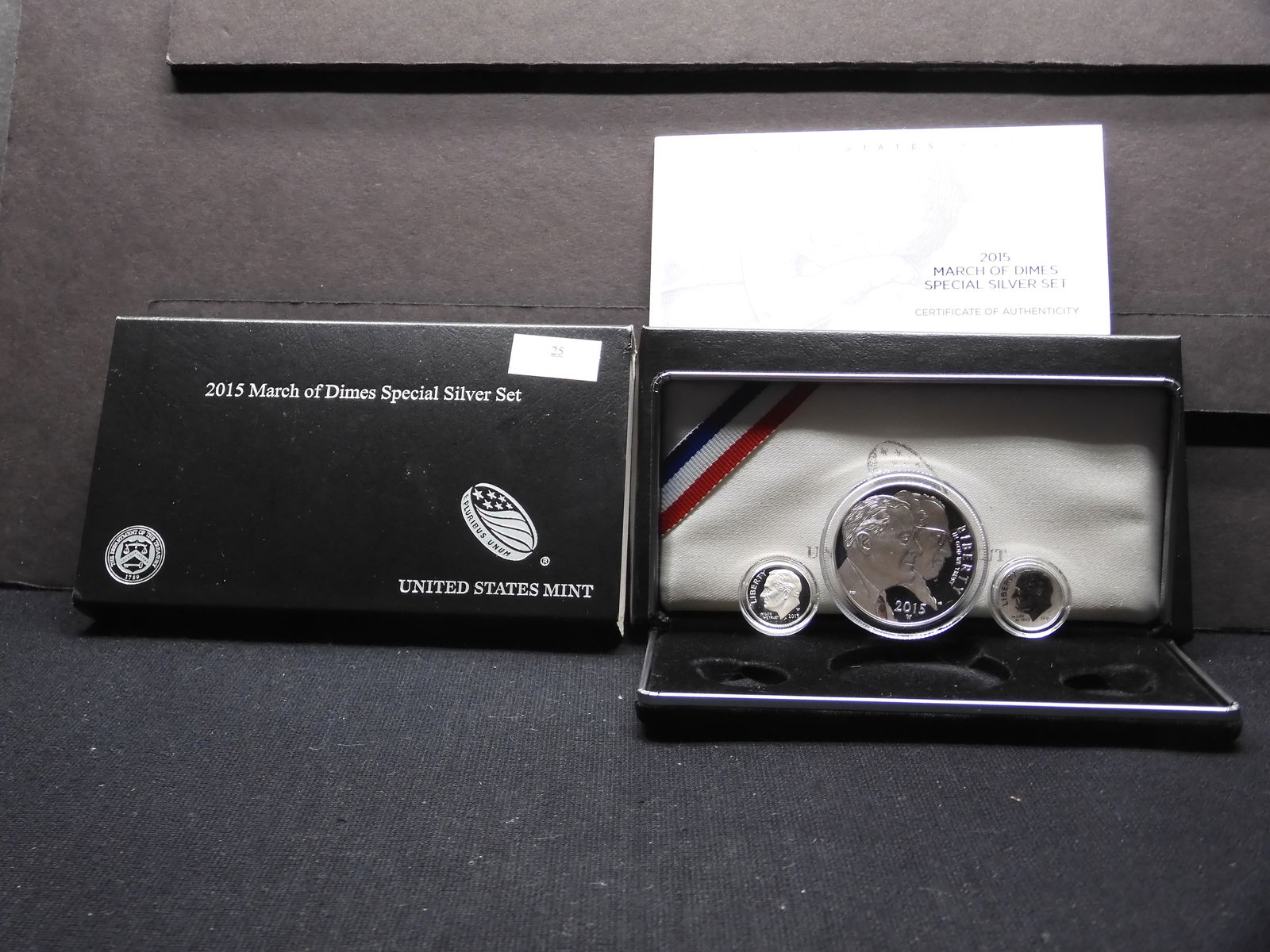 2015 March of Dimes 3-Coin Special Silver Set - OGP (1 of 4)