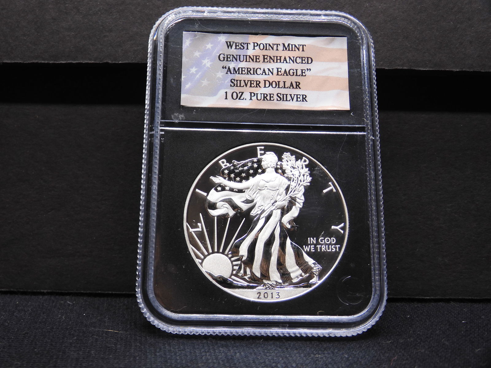 2013-W American Silver Eagle - Genuine Enhanced (1 of 4)