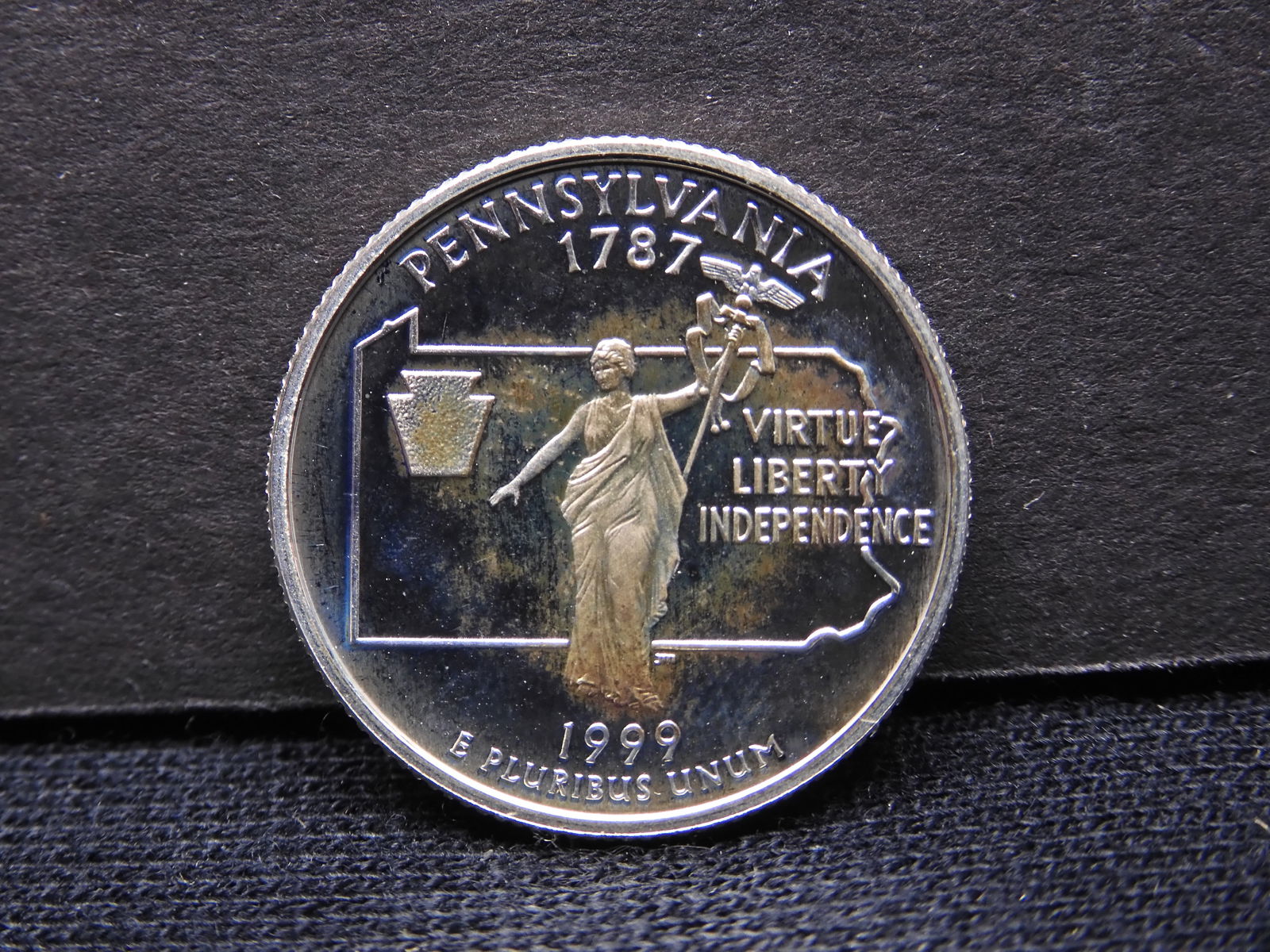 1999-S Washington Silver Proof Pennsylvania State Quarter (1 of 2)