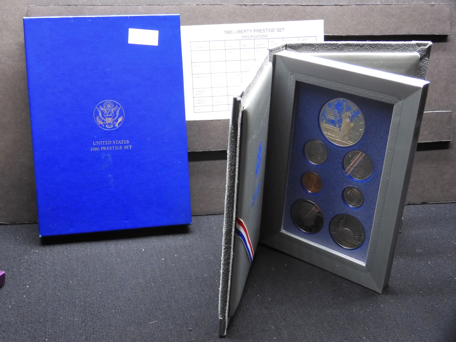 1986-S Statue of Liberty Prestige Proof Set - OGP (1 of 5)