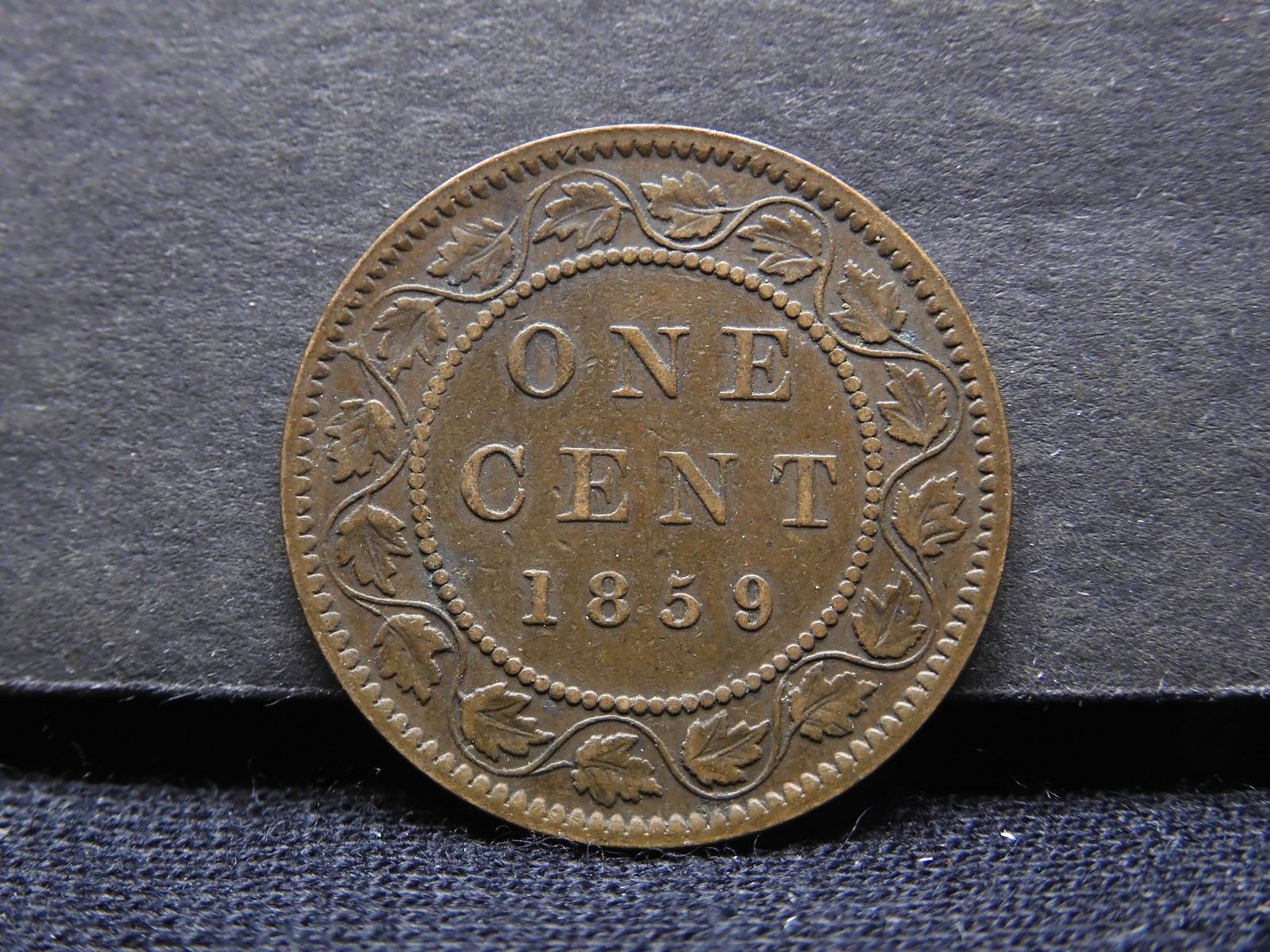 1859 Canadian One Cent - Fine (1 of 2)