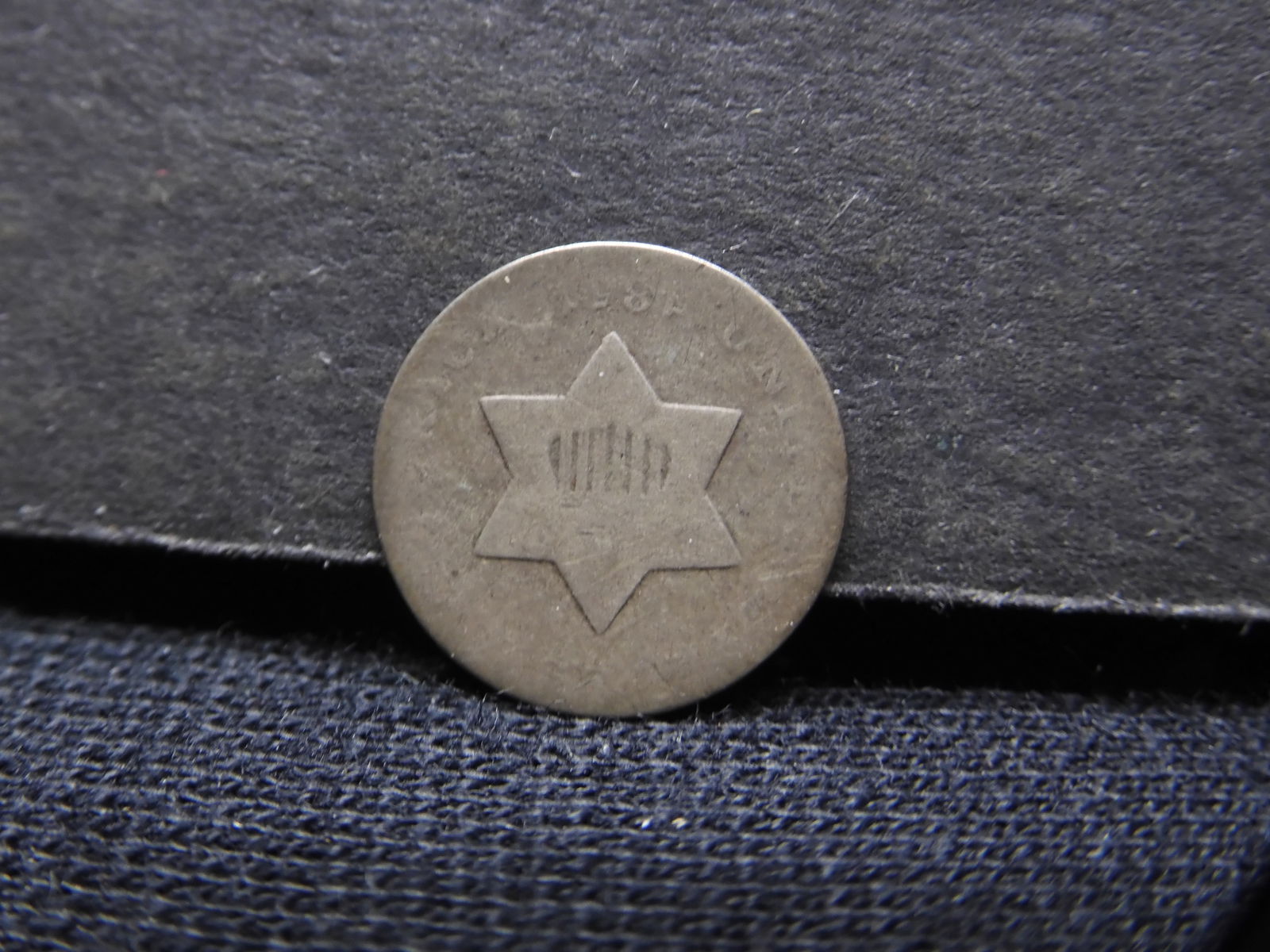 1851 Three 3 Cent Silver - First Year of Issue! (1 of 2)