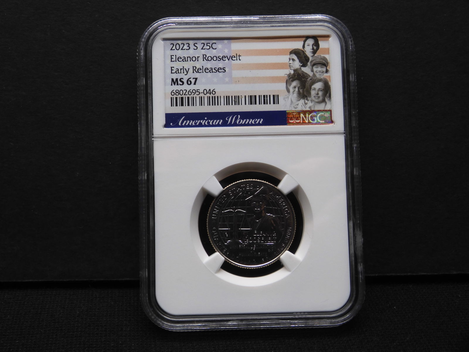 2023-S American Women Series - Eleanor Roosevelt Quarter - NGC MS67 Early Releases (1 of 4)