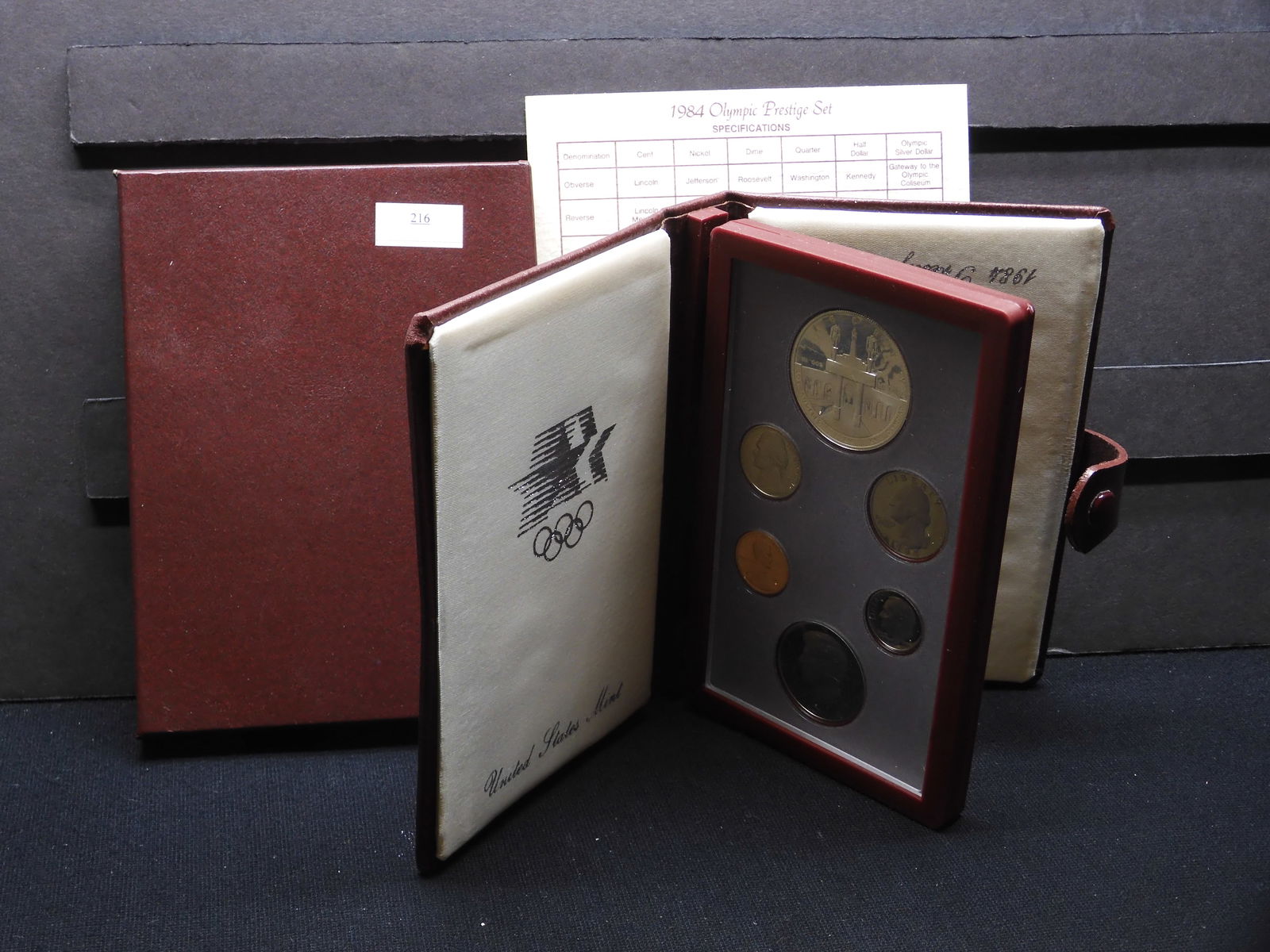 1984-S Olympic Prestige Proof Set - OGP (1 of 5)