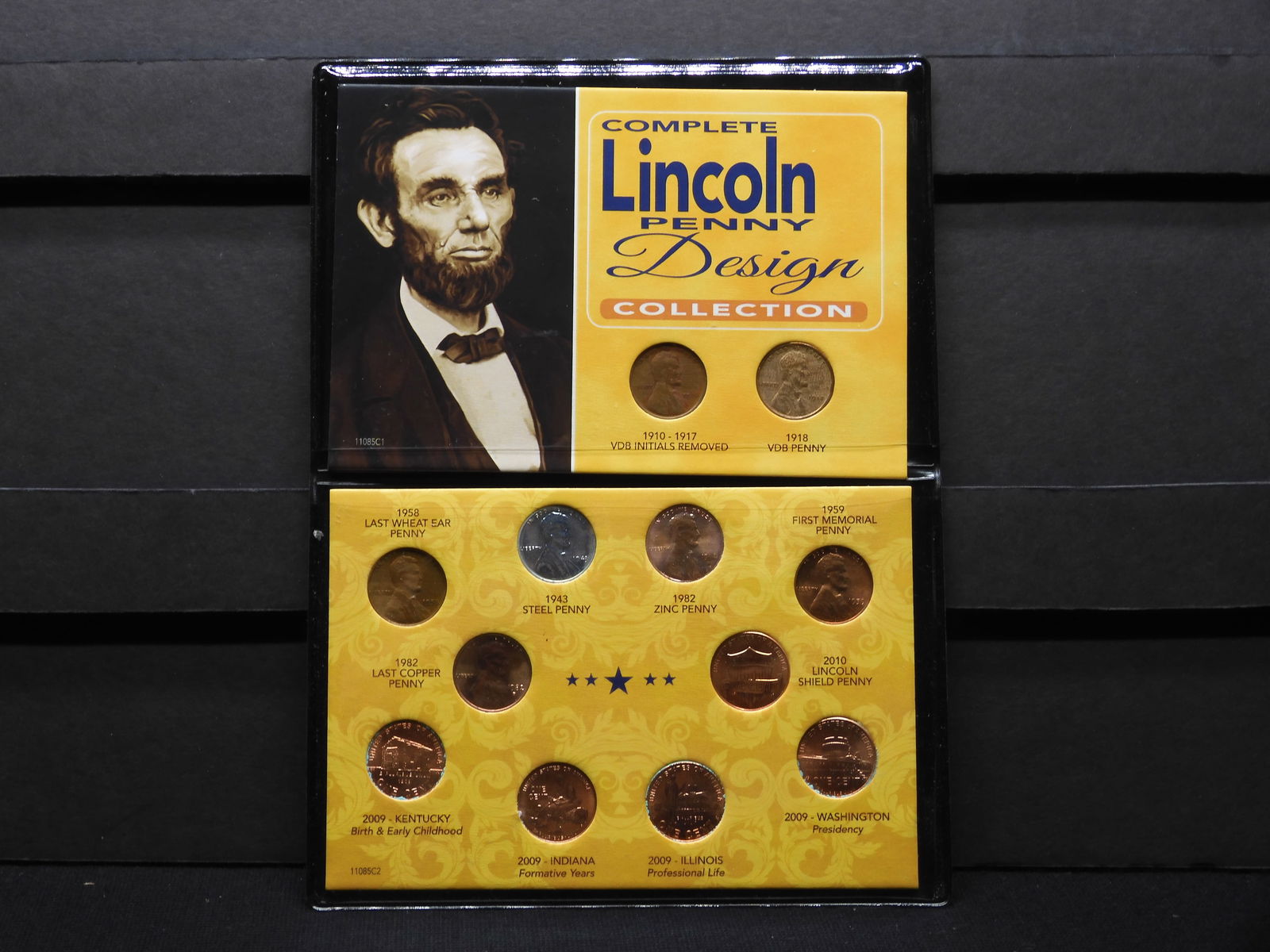 Complete Lincoln Penny Design Collection - 12 Coins (1 of 8)