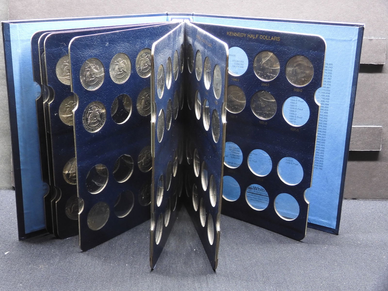 Partial Collection Kennedy Half Dollars 1964-2002 in Whitman Classic Album - Very Nice Set! (1 of 15)