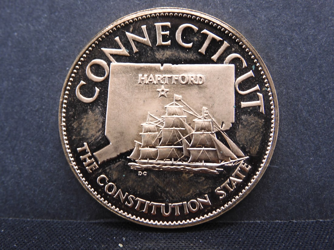 Connecticut Solid Bronze Proof Medal (1 of 2)