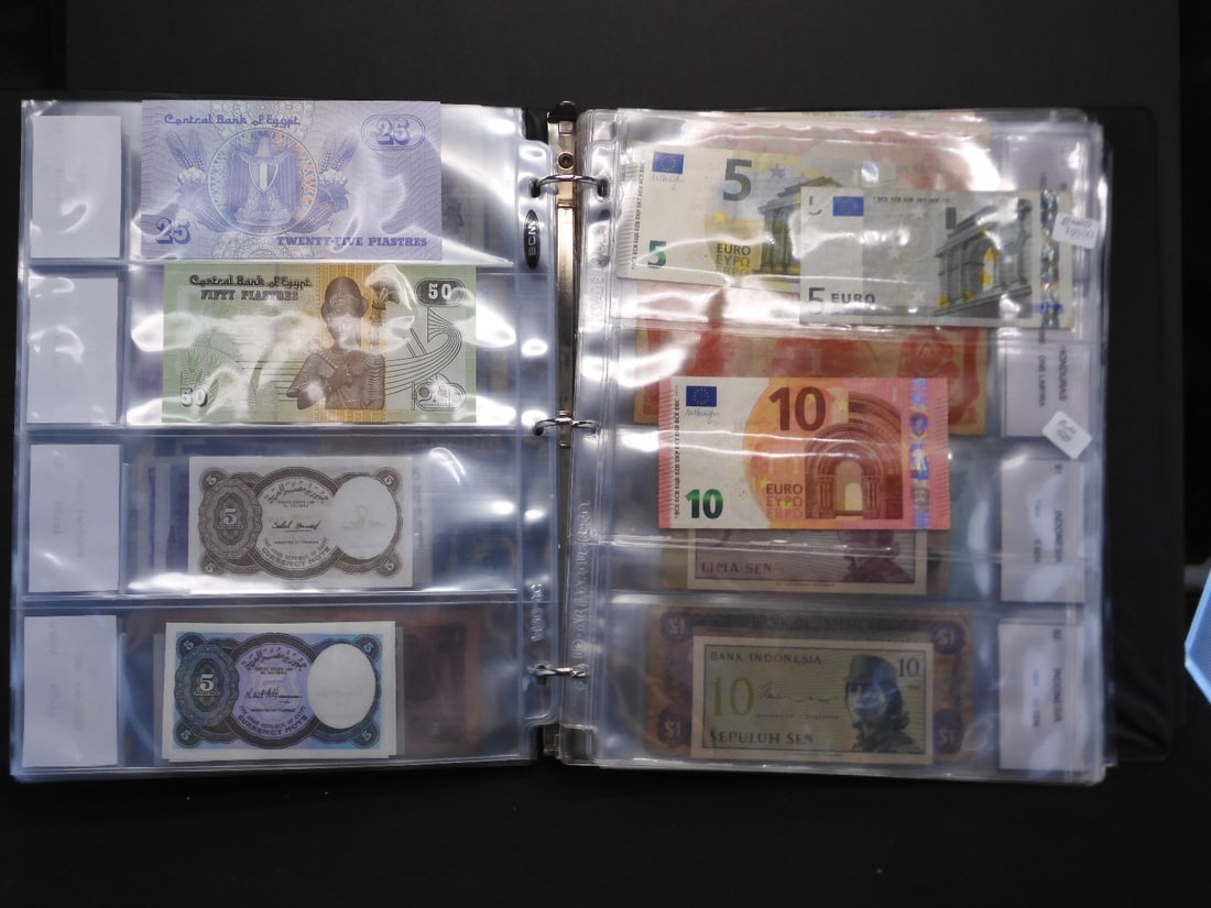 Modern World Note Collection (91 Notes - Various Countries in Notebook) (1 of 4)