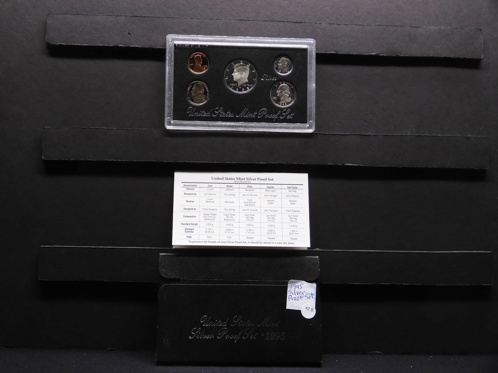 1995-S U.S. Mint Silver Proof Set (1 of 4)