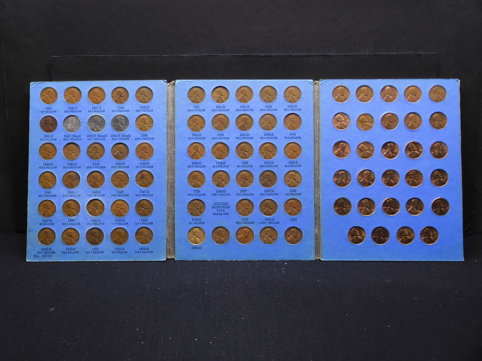 Complete Lincoln Head Cent Album Starting 1941- 88 Coins (1 of 8)