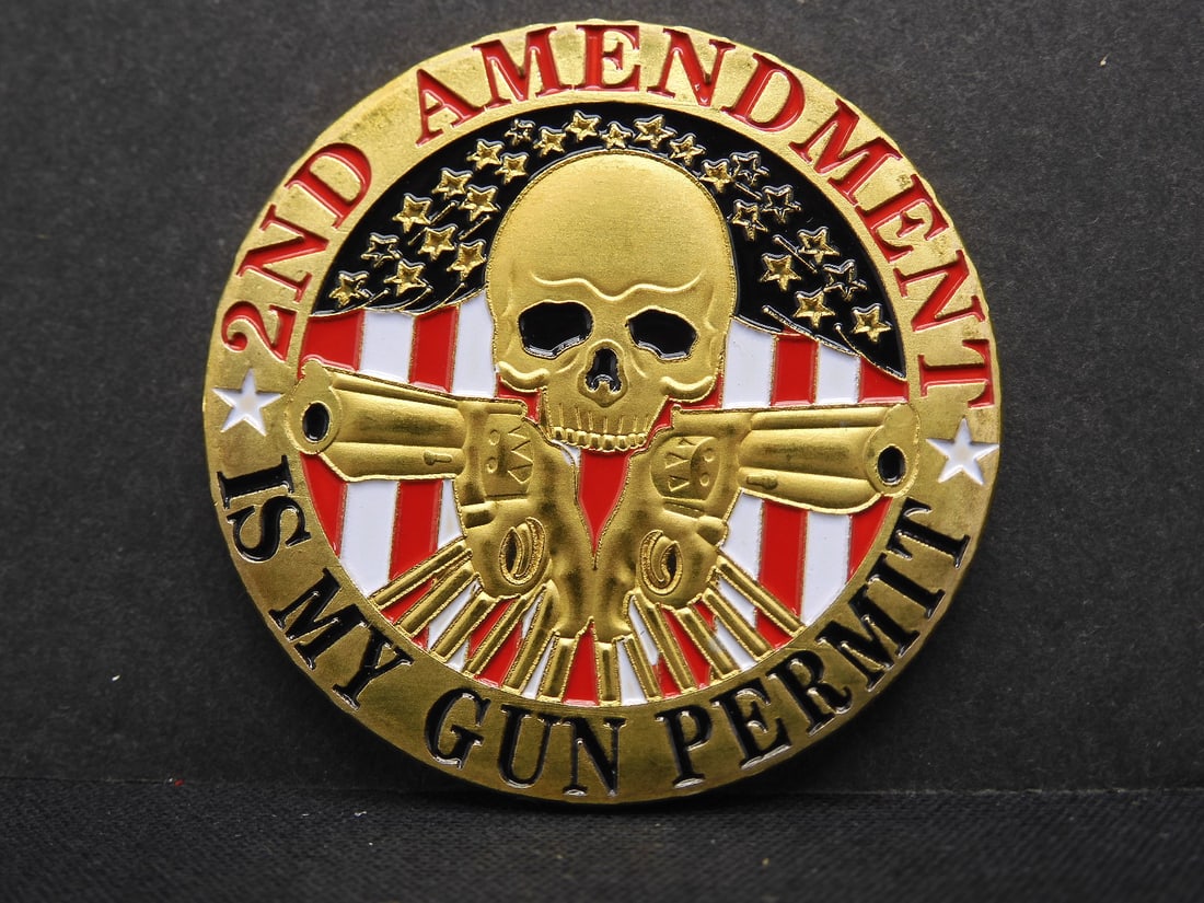 2nd Amendment Colorized Round: 2nd Amendment Colorized Round