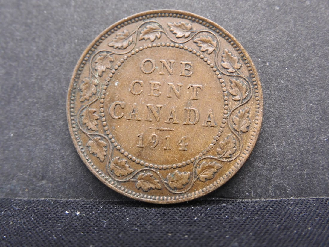 1914-XF/Great Details, Canada One Cent, 110 Years Old! (1 of 2)
