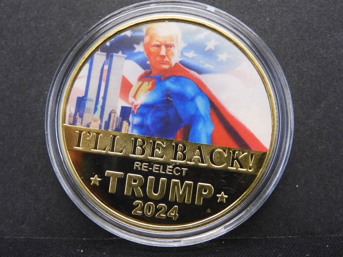 Trump 2024 Token, New/BU, Novelty, no gold/Own History! (1 of 2)