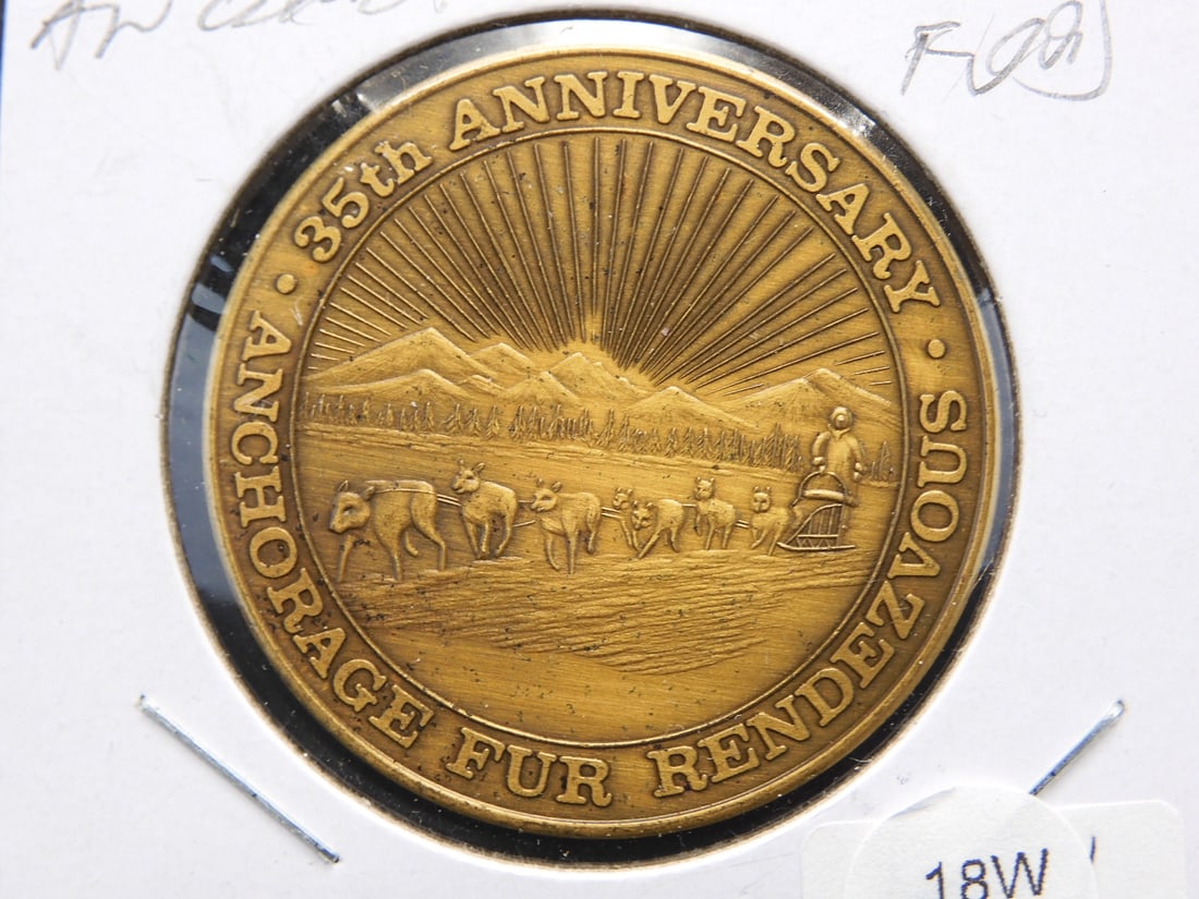 Anchorage Fur Rendezvous Token (1 of 3)