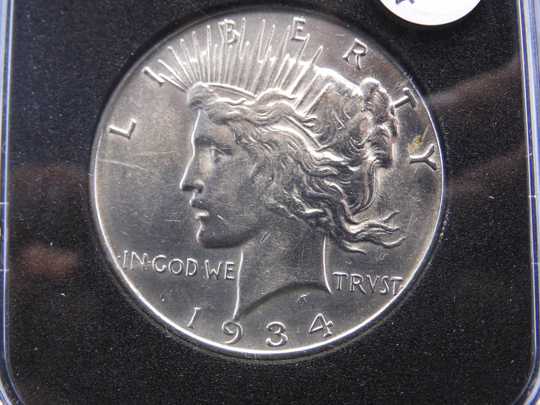 1934-D Peace Dollar, MS-63 Like (1 of 3)