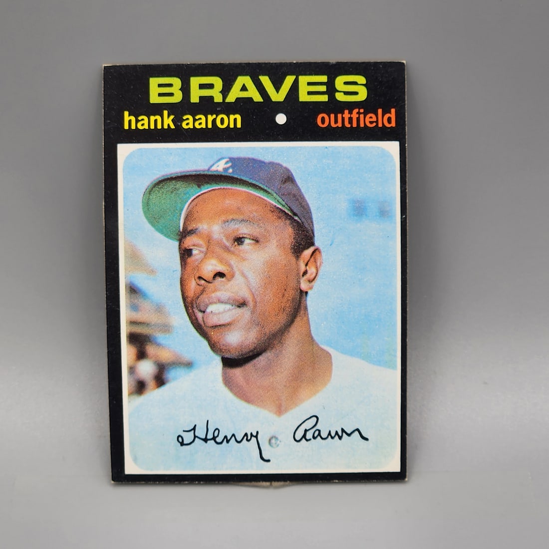 1971 Topps Hank Aaron #400 HOF (1 of 2)